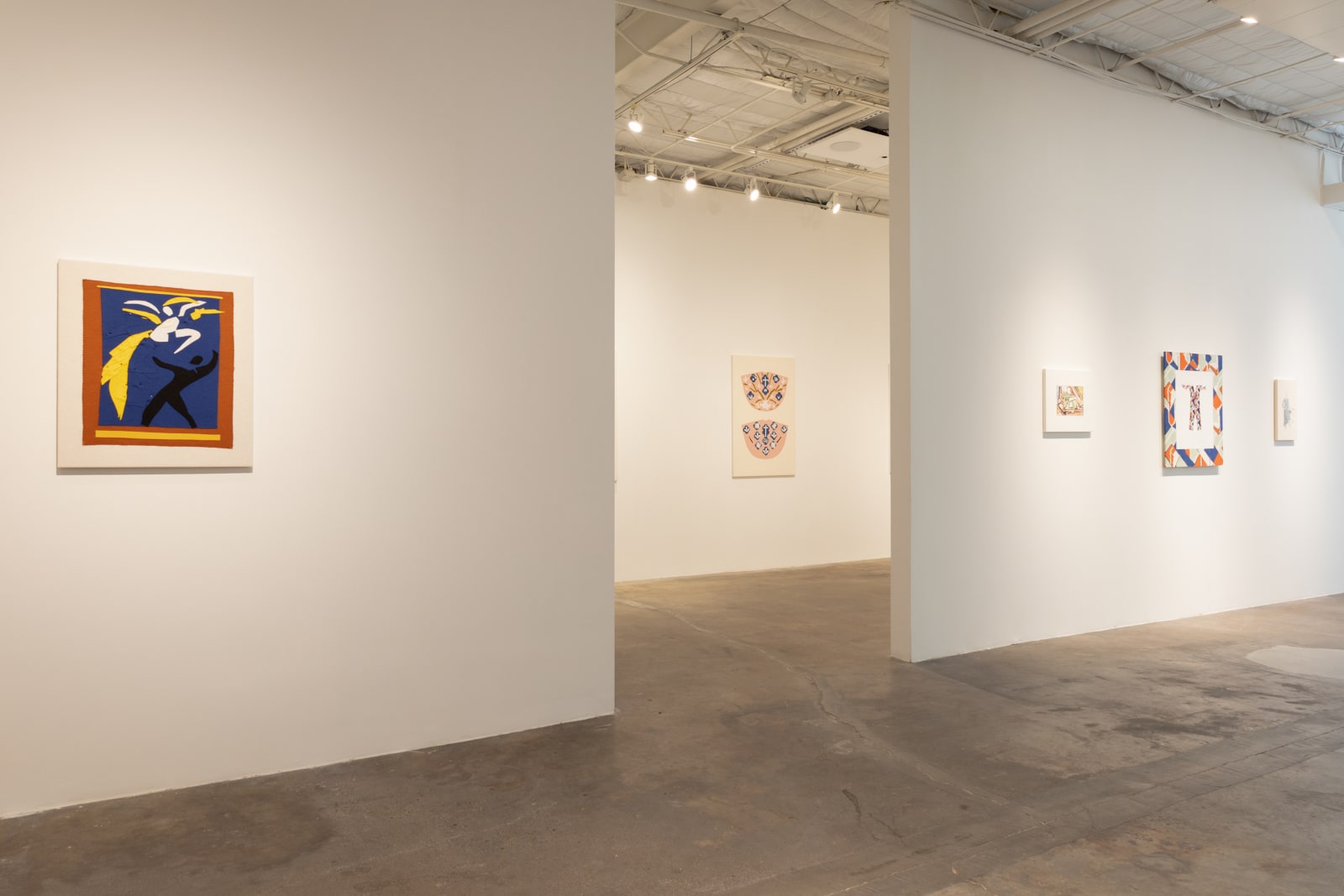 Elaine Reichek, Matisse's Design for a Curtain (Felt), 2024