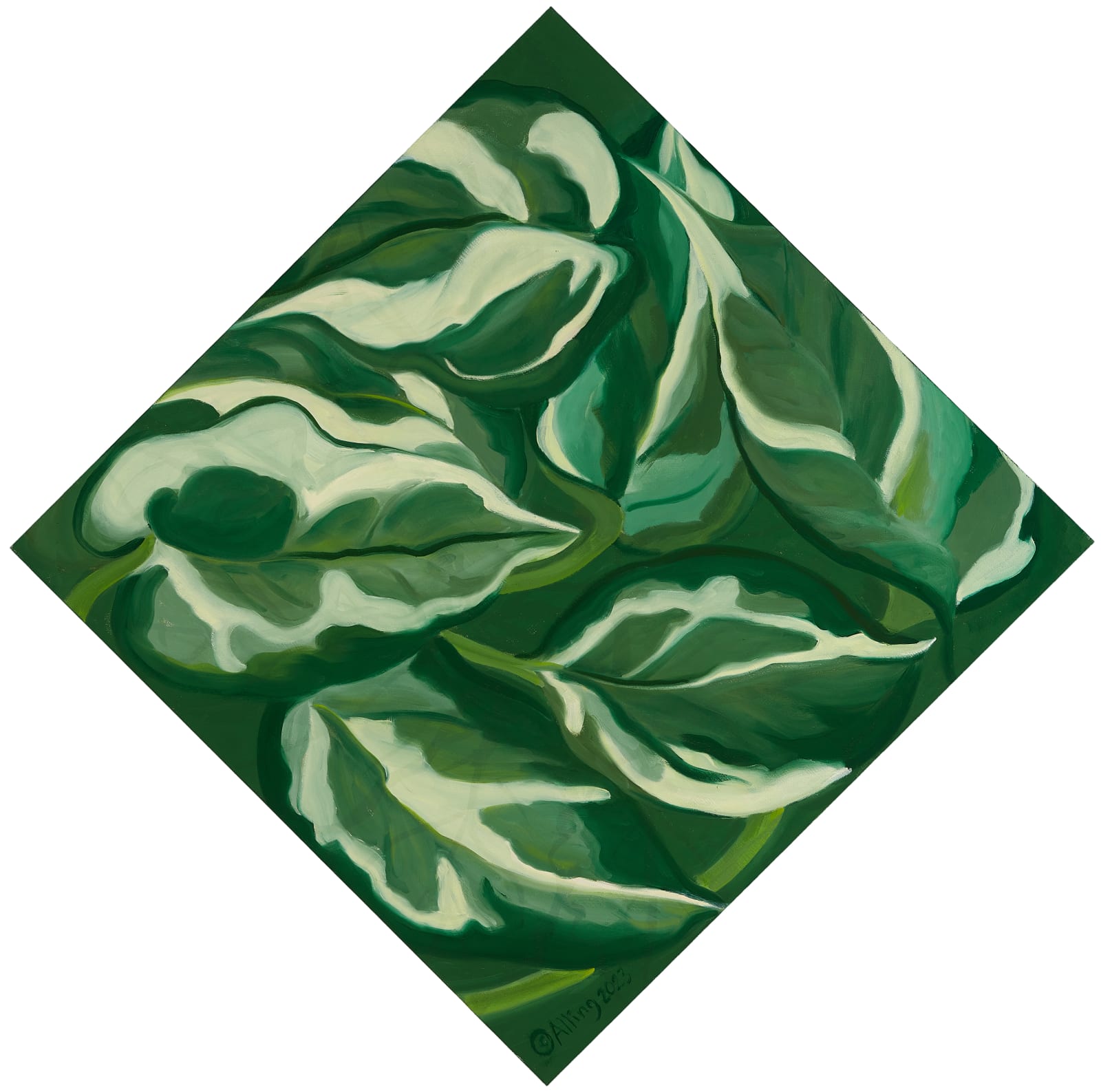 Janet Alling, Pearls and Jade #10, 2023