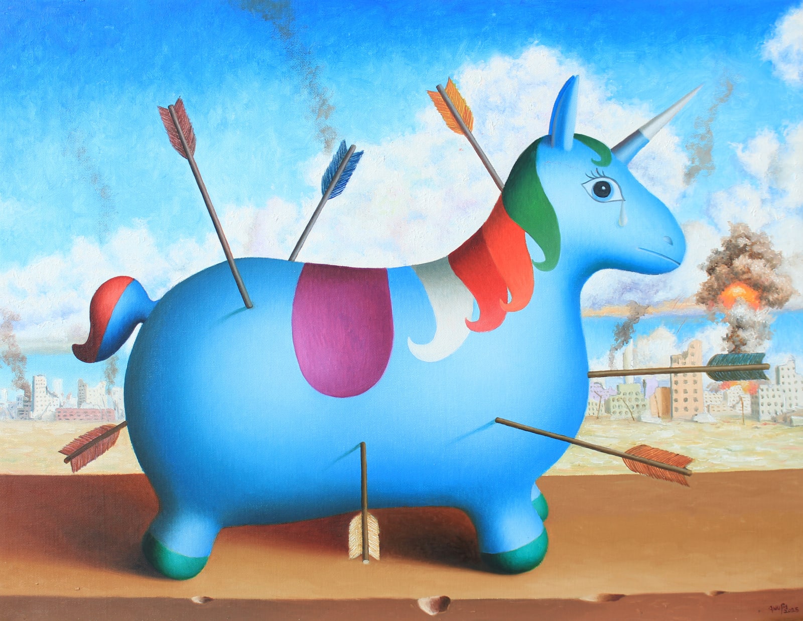 Anupa Perera, Crying Unicorn, 2025