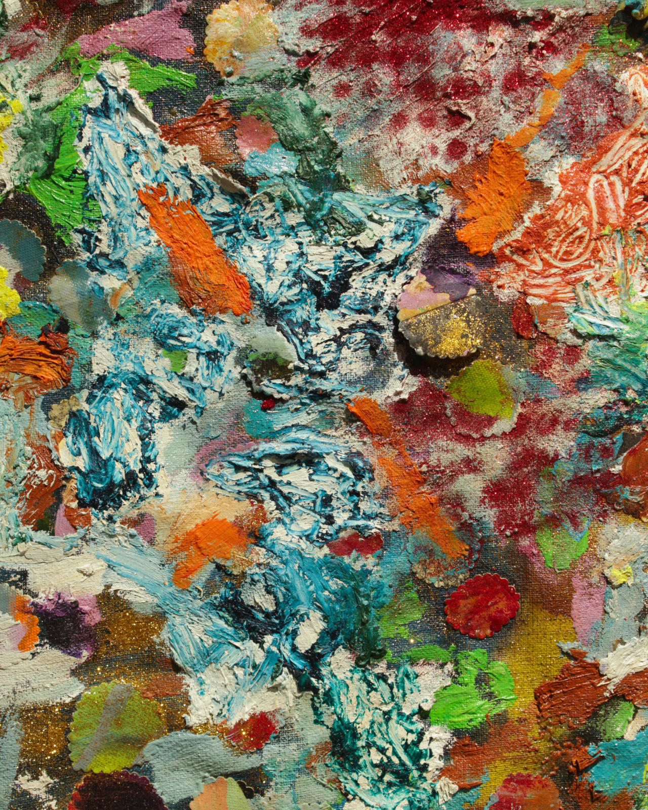 Chudamani Clowes, Saline sponge garden, Floral bouquet blossoms bright, Poisons circulate, 2025