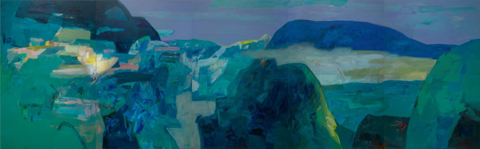 Jagath Ravindra, Mountains in Moonlight , 2024
