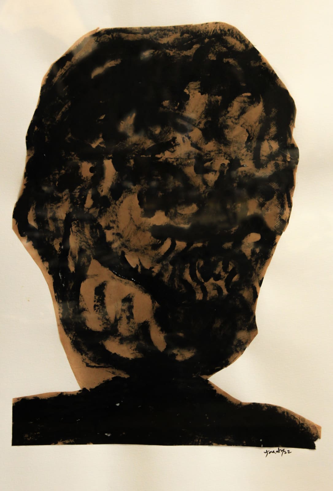 Jagath Weerasinghe, Head on the Hill III, 2022