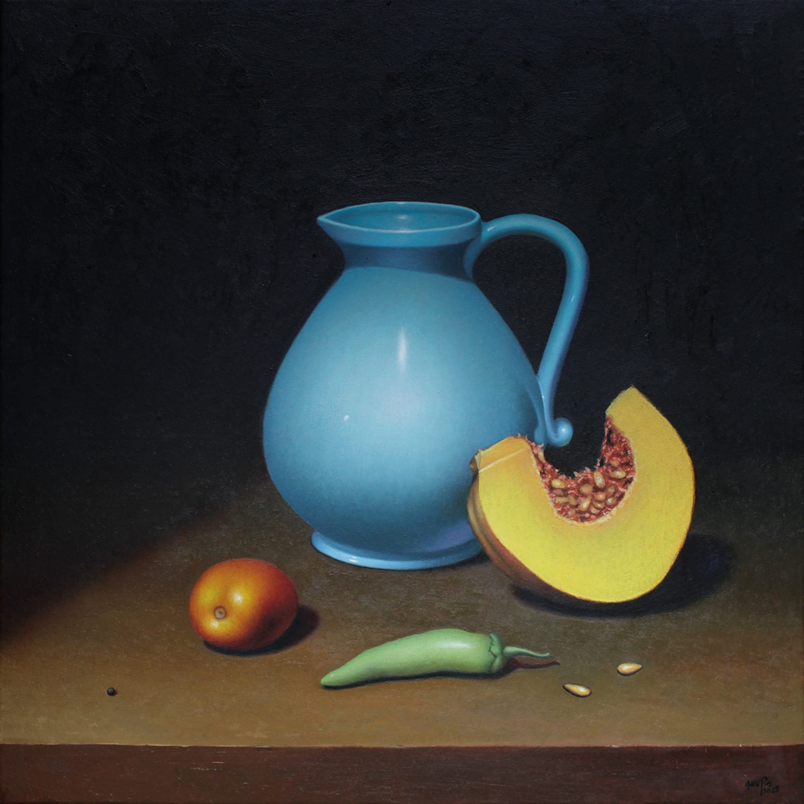 Anupa Perera, Configuration with a Pepper , 2025