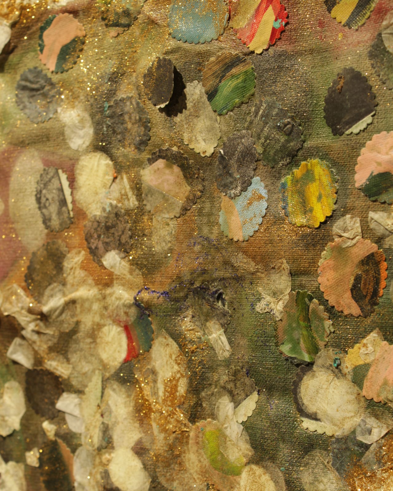 Chudamani Clowes, Boats full of people, Adrift in the oceans wild, Clinging life jacket, 2025