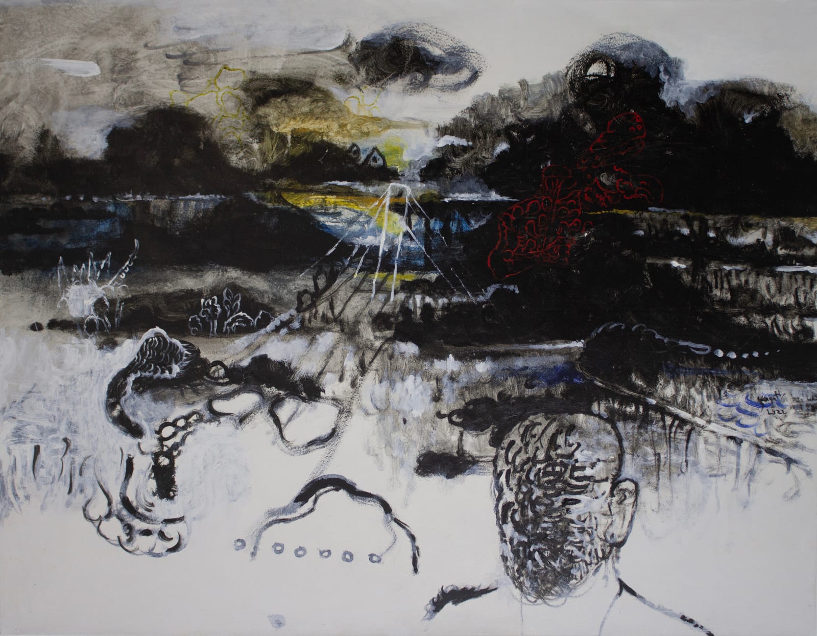 Jagath Weerasinghe, Under the Dark Sky 15, 2022