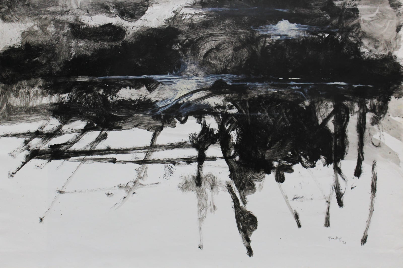 Jagath Weerasinghe, Under the Dark Sky 4, 2020