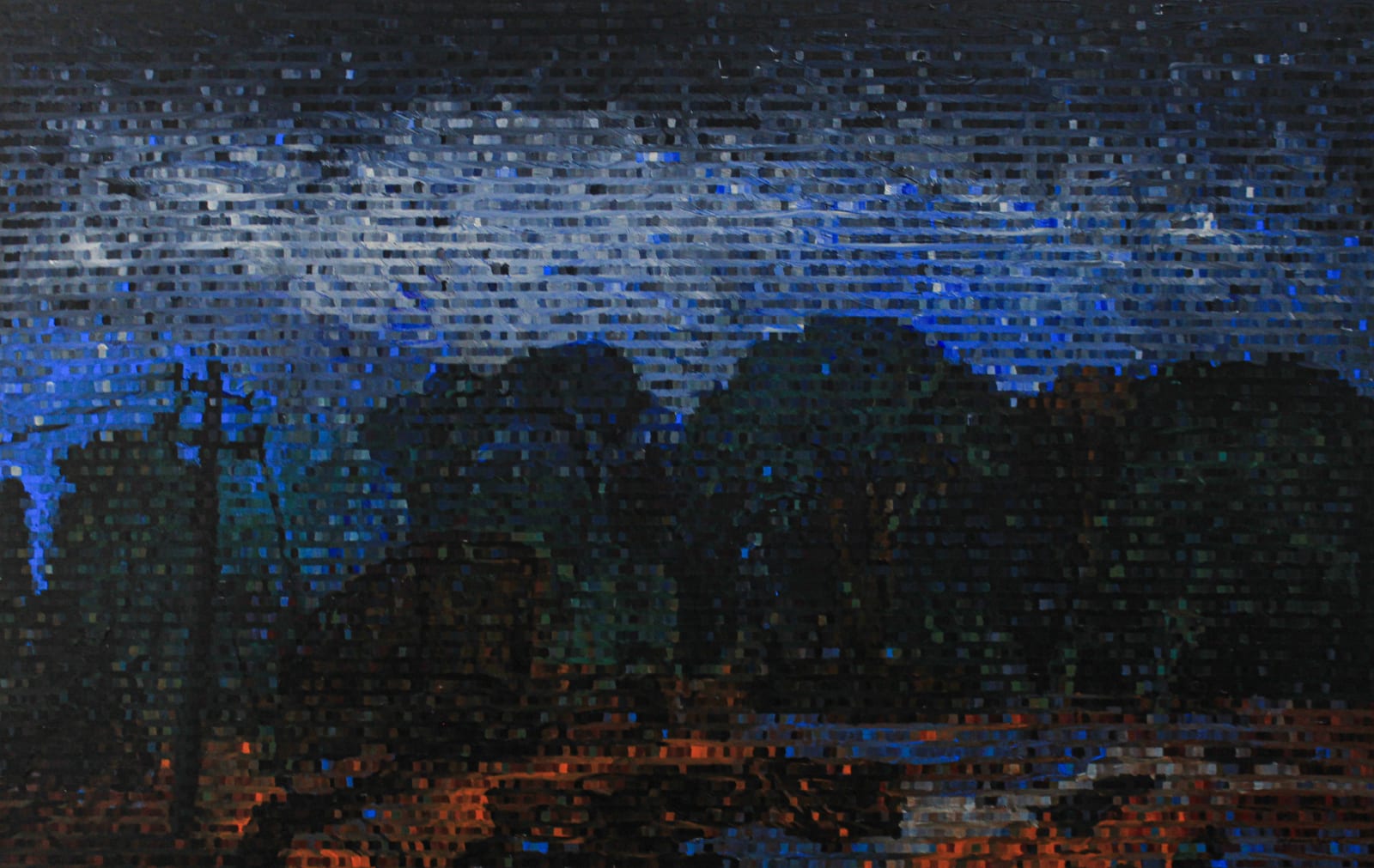 Chandraguptha Thenuwara, Neo Glitch: Inescapable Landscape #2, 2025