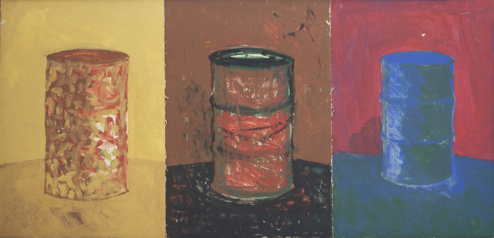 Chandraguptha Thenuwara, Barrelism Triptych, 1997