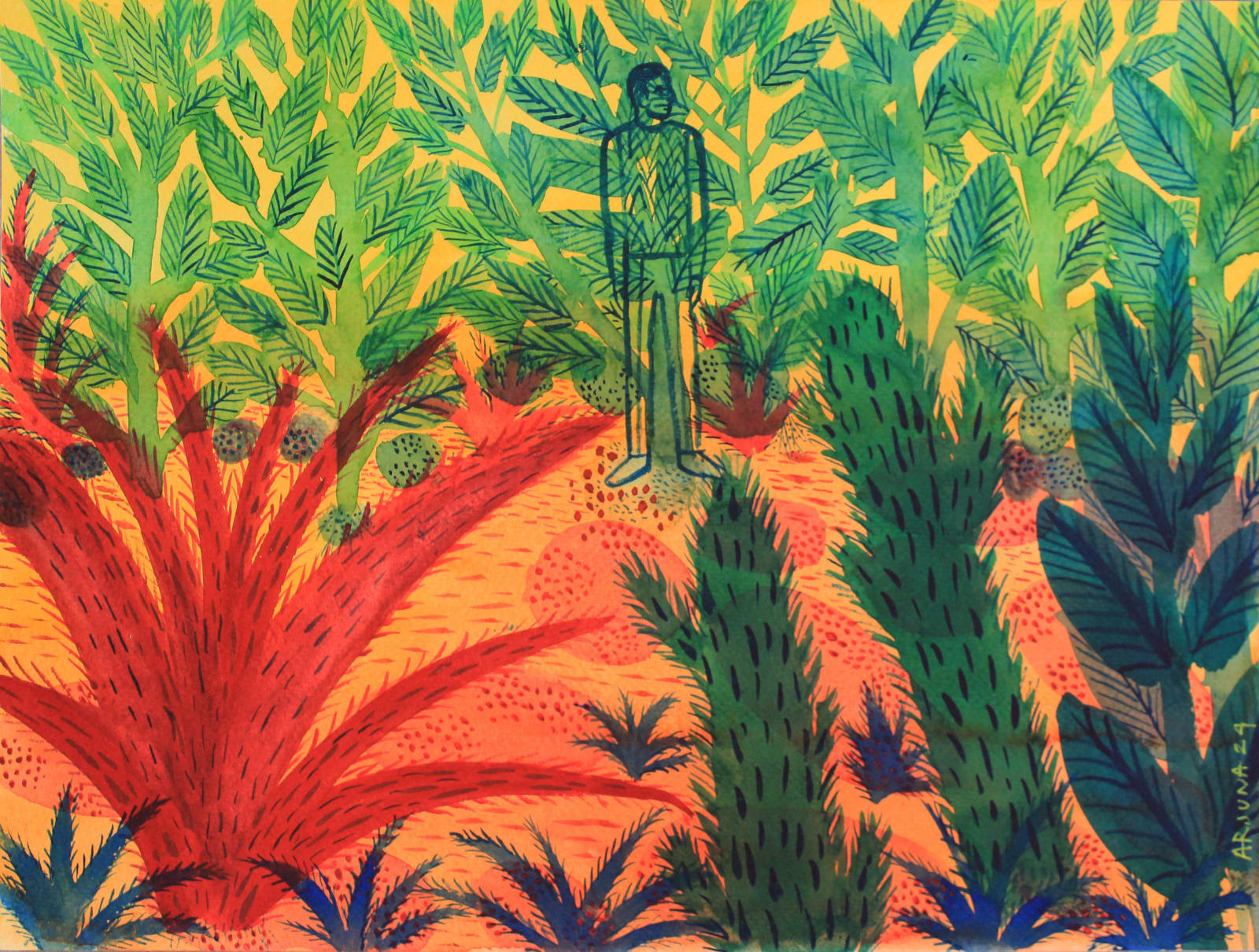 Arjuna Gunarathne, At the Park II, 2025
