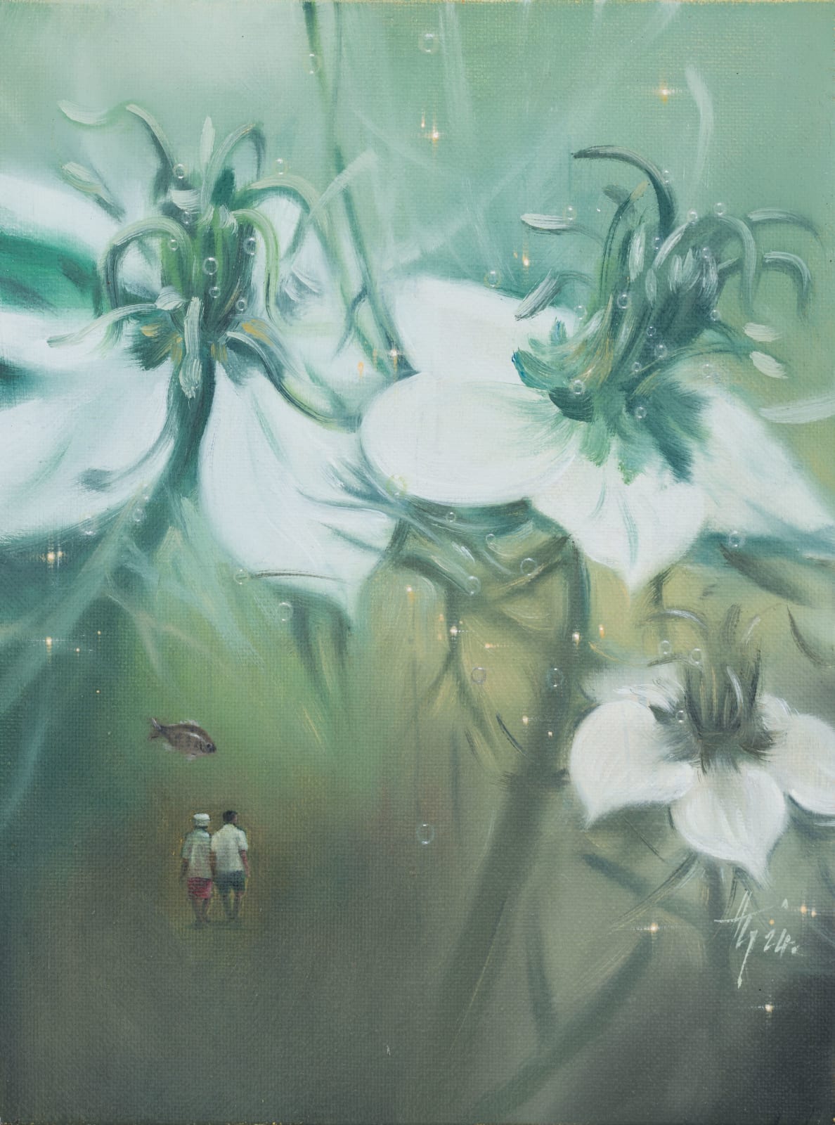 Sandatharaka Abeysinghe, Walking Through, 2024