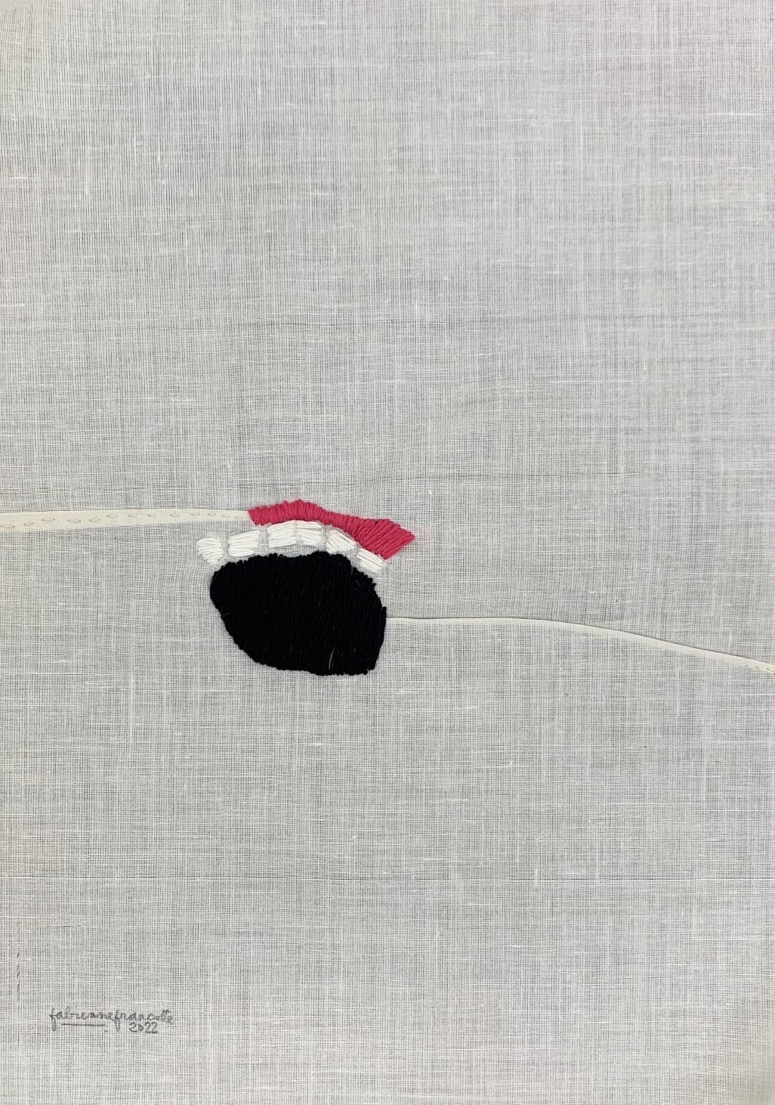 Fabienne Francotte, The Invisible Words 06, 2022