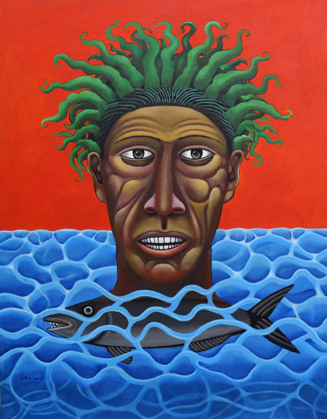 Rasika De Silva, The Big Head of the Fish, 2019