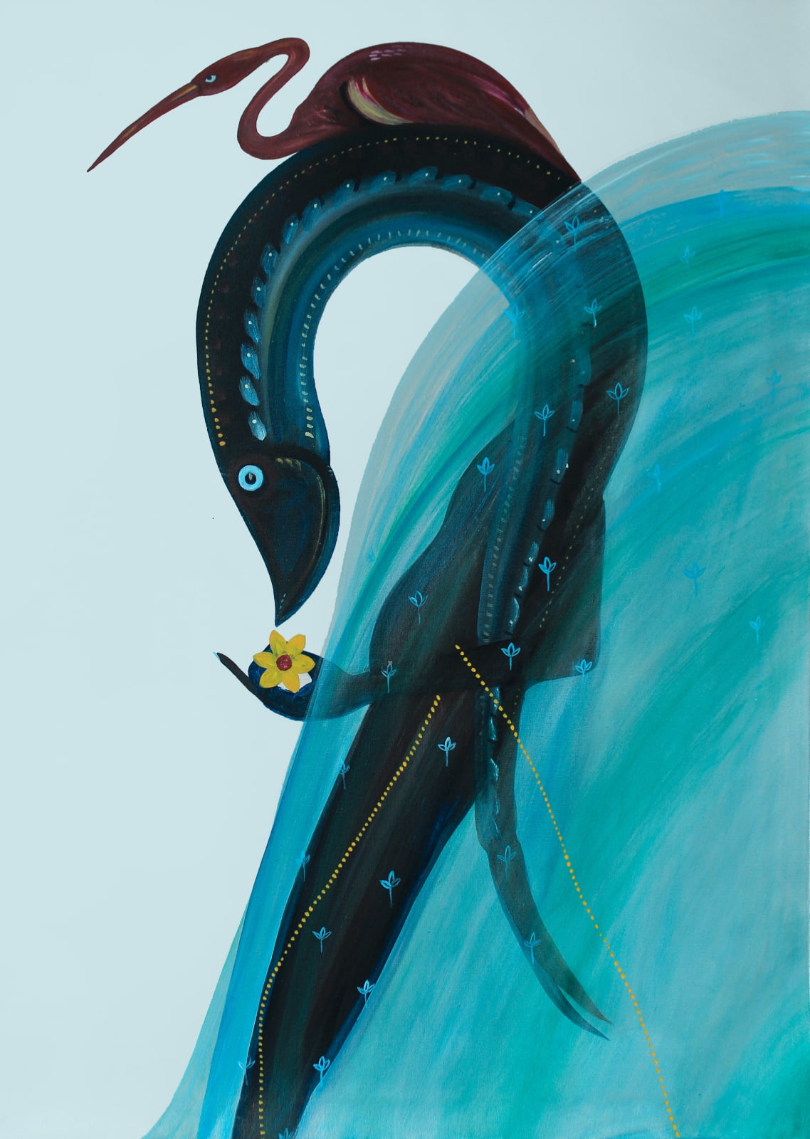 Sivasubramaniam Kajendran, The Moon Under The Sea XII, 2024
