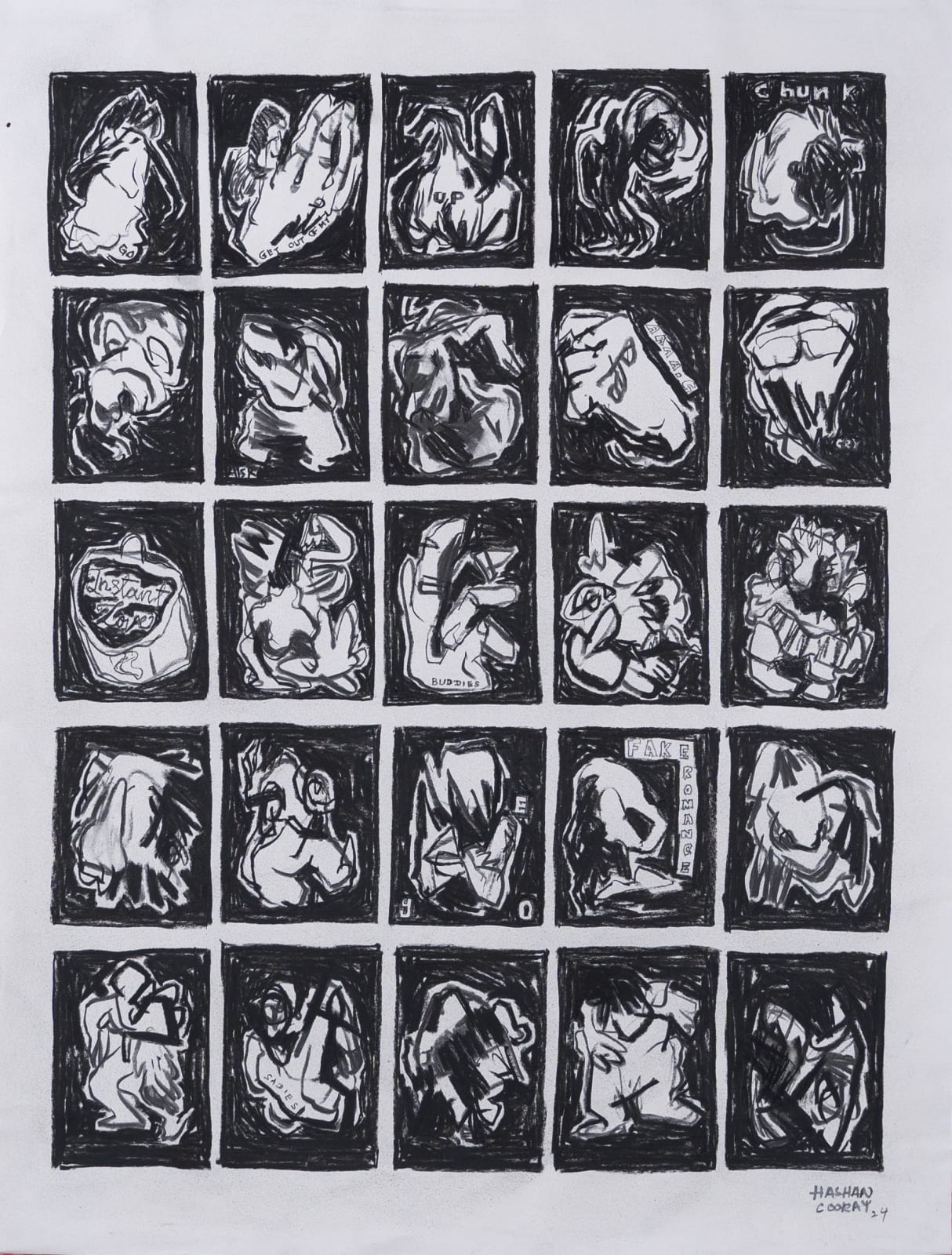 Hashan Cooray, Disorganised Attachment II, 2024