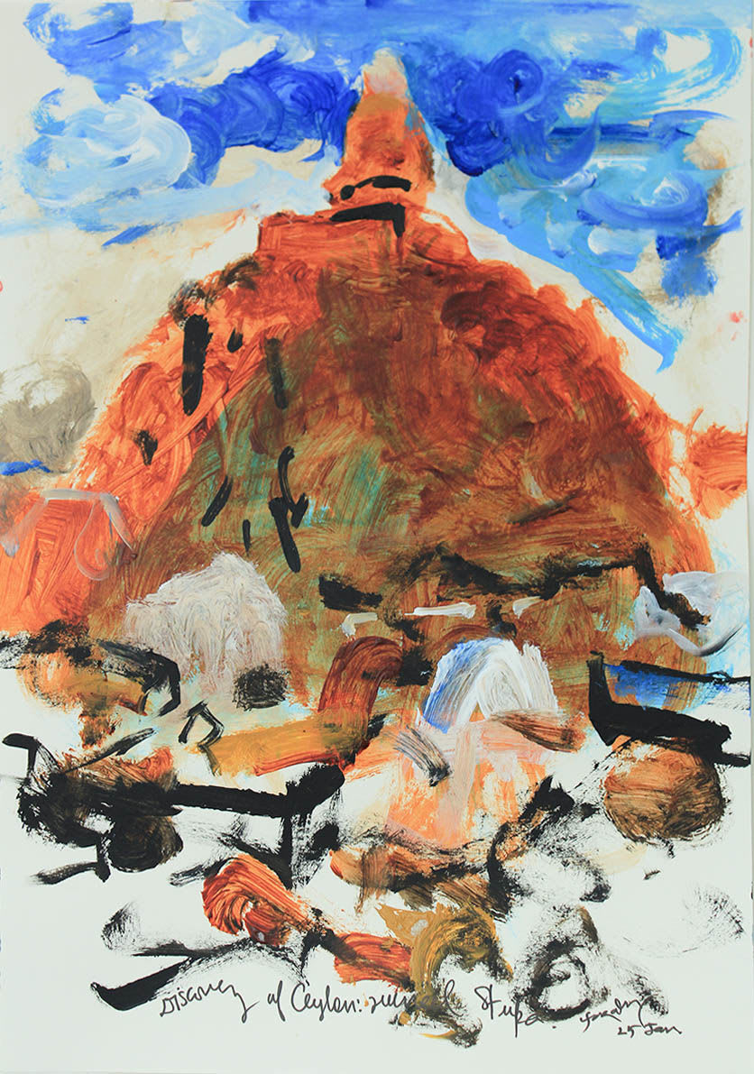 Jagath Weerasinghe, Discovery of Ceylon, Ruined Stupa, 2025