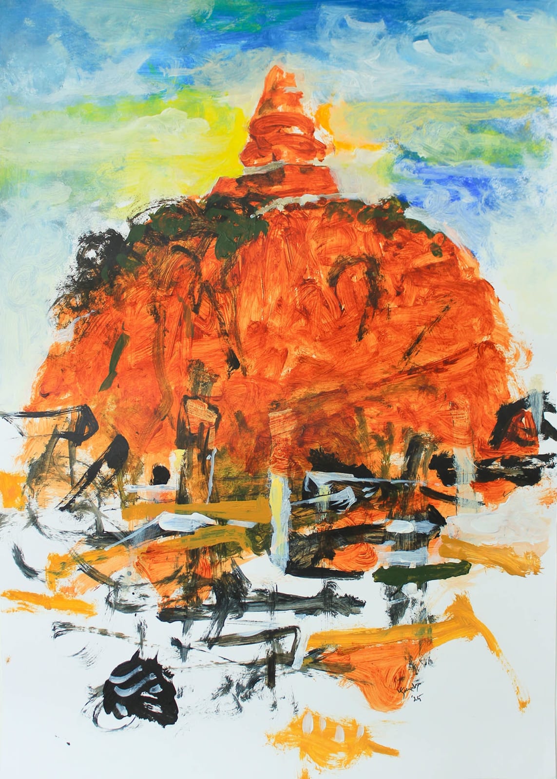 Jagath Weerasinghe, Discovery of Ceylon, Ruined Stupa, 2025