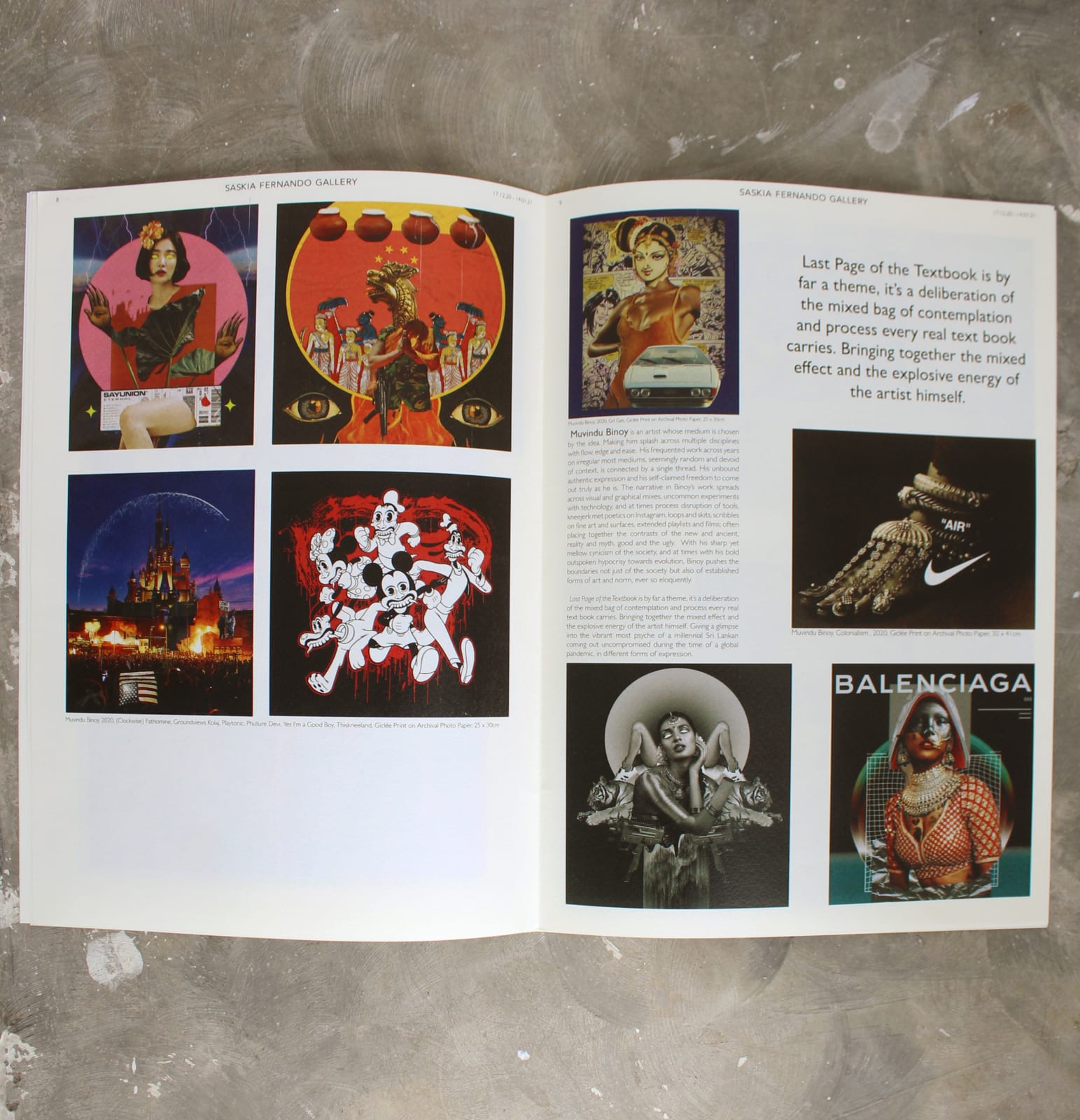 Shop, Muvindu Binoy I Last Page of the Text Book Catalogue, 2020