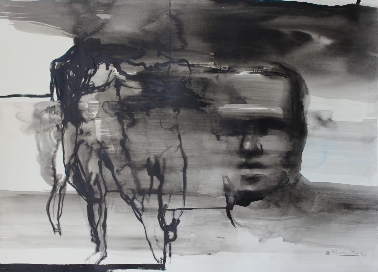 Manaram Gamage, Untitled 6, 2025