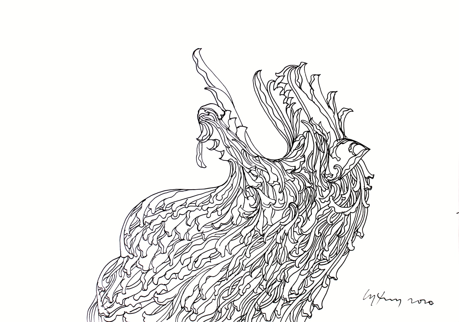 Chandraguptha Thenuwara, Lion, 2020