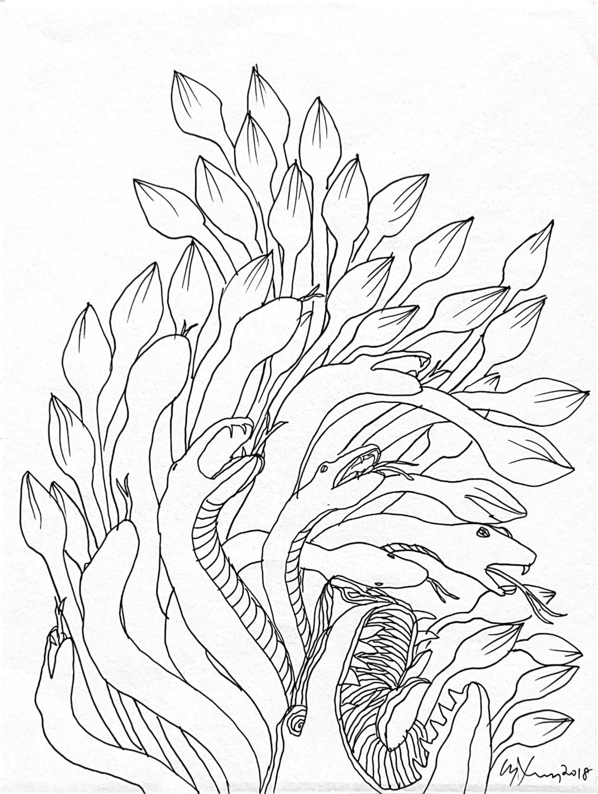 Chandraguptha Thenuwara, Study for Executive, 2018