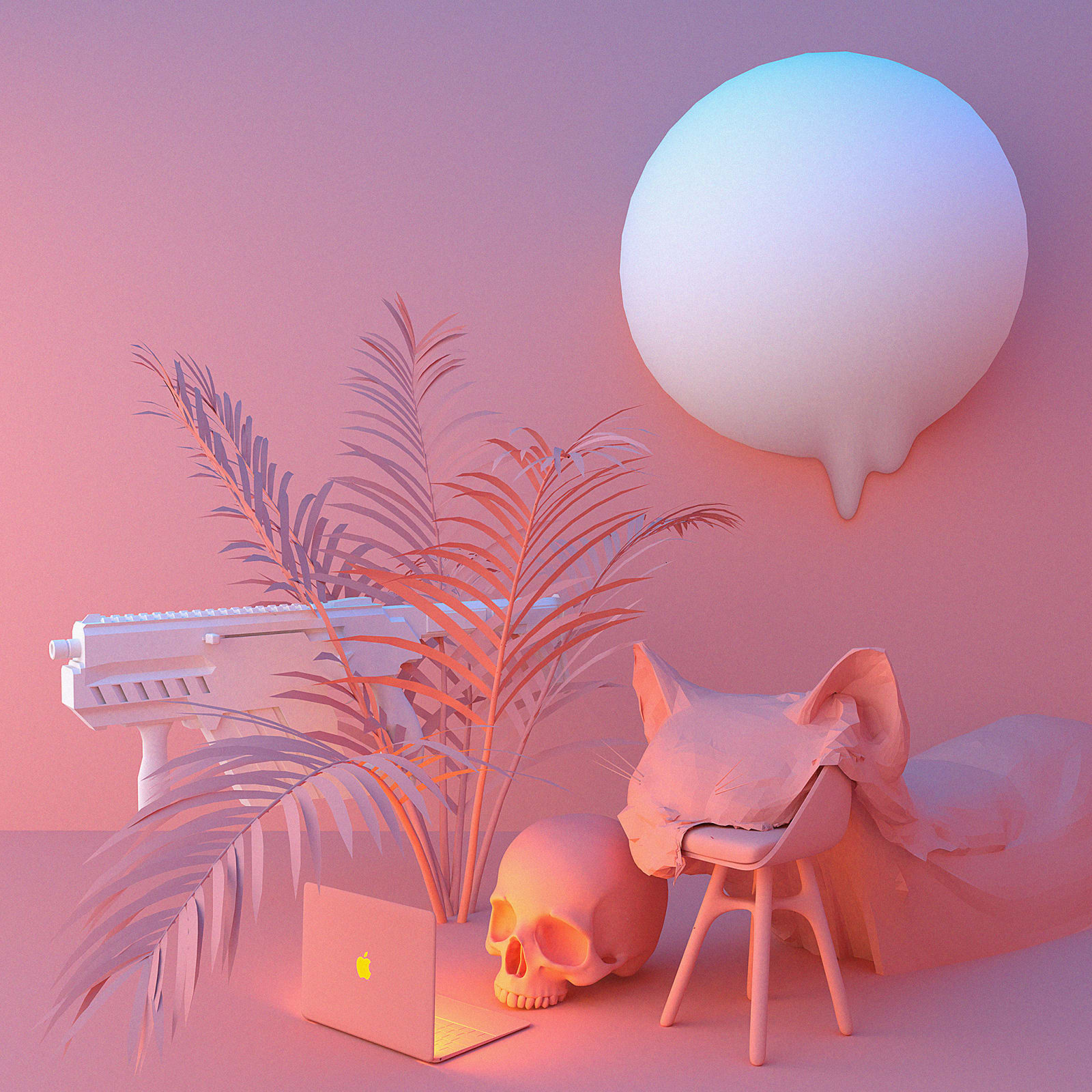Muvindu Binoy, God is a Mesh III, 2019