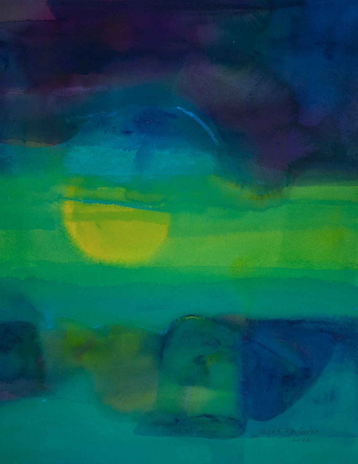 Jagath Ravindra, Mountains in Moonlight 3, 2024