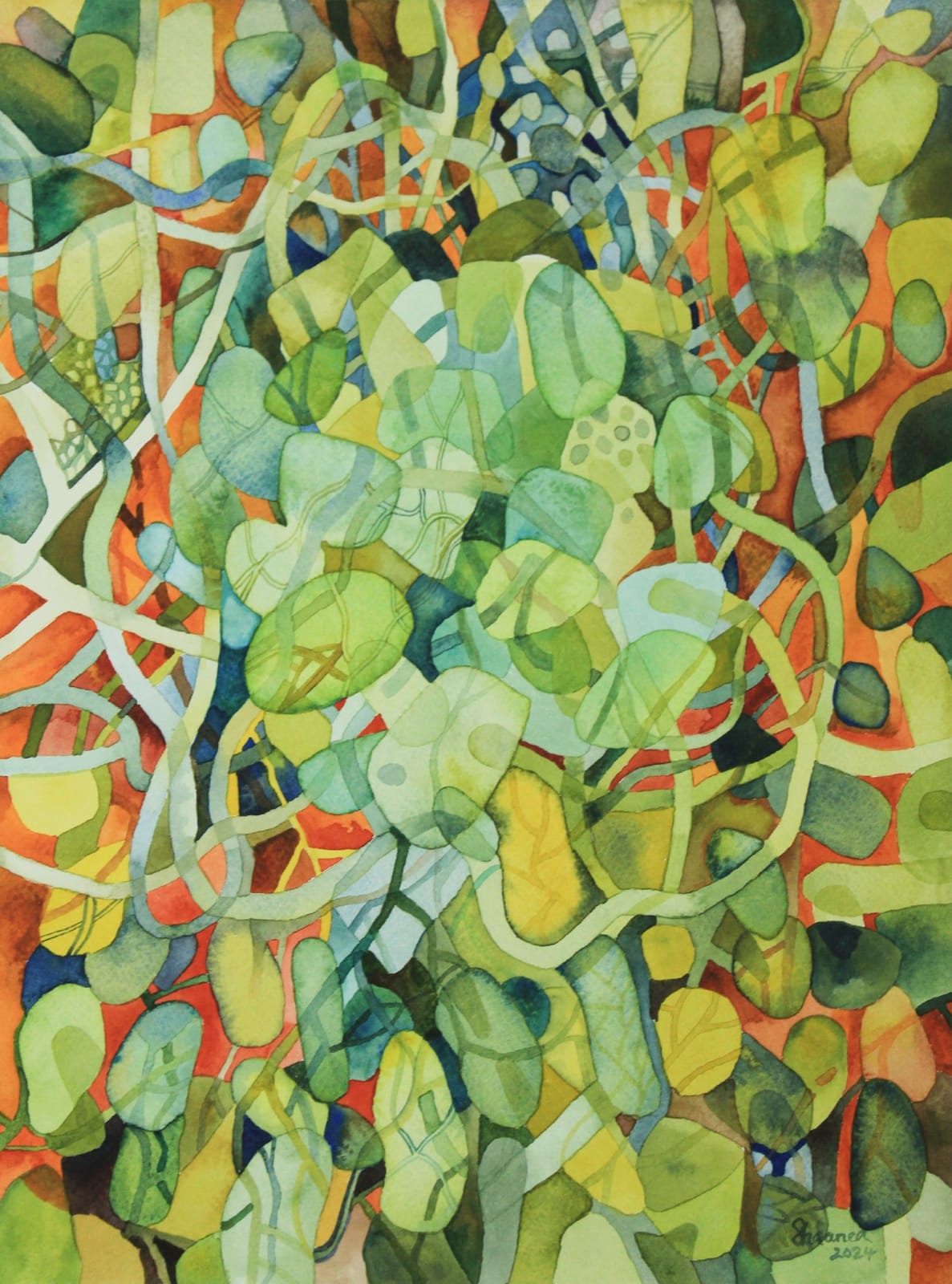 Shaanea Mendis, The Memory of a Childhood Garden I, 2024