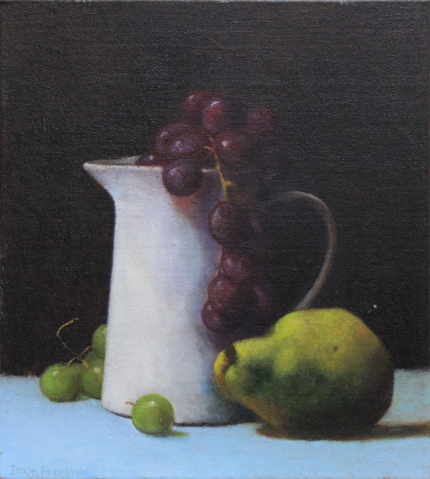 Inaje Fernando, Pitcher and Fruit, 2024