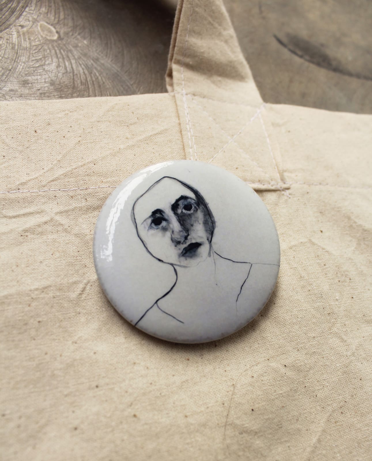 Shop, Fabienne Francotte Badge I It's Like Someone took My Soul