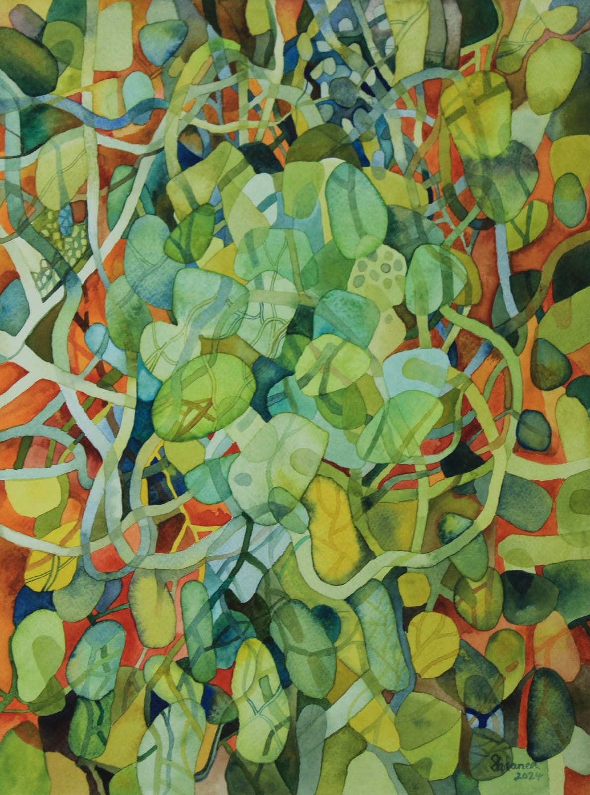 Shaanea Mendis, The Memory of a Childhood Garden I, 2024