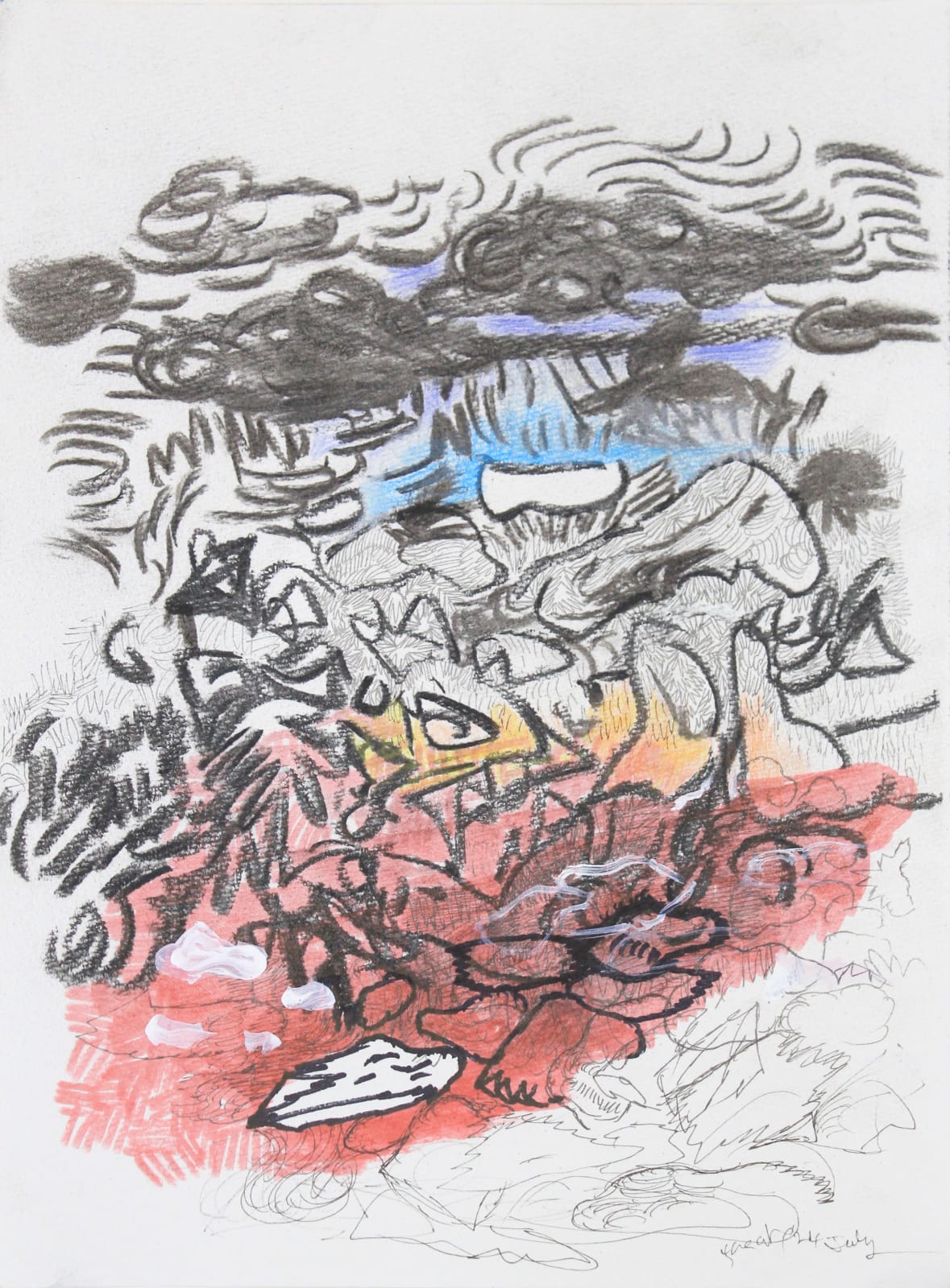 Jagath Weerasinghe, It All Happened on a Very Sunny day Under a Clear Sky, But You Didn’t See it Happening 2, 2024