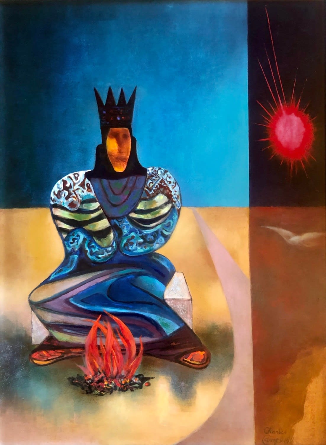 Charles Malcolm Campbell, King by Dying Fire, 1964