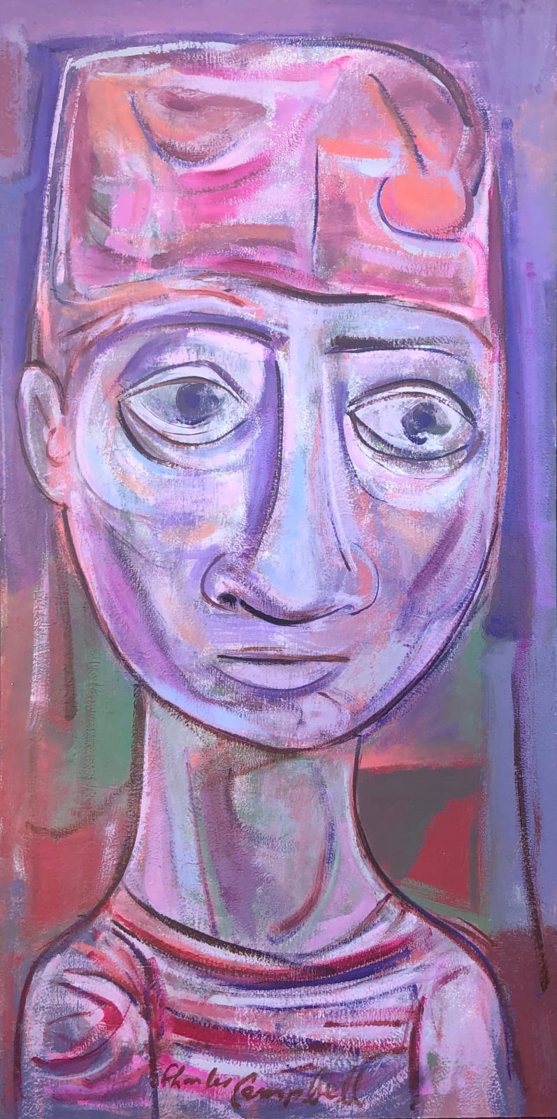 Charles Malcolm Campbell, Boy with Hat, 1964