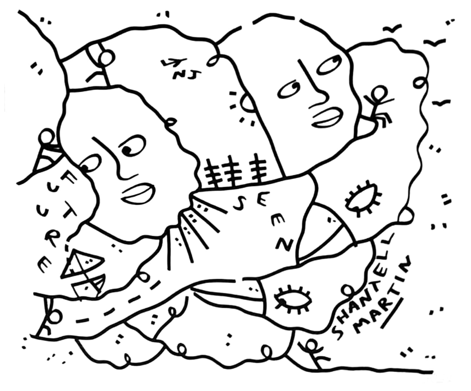 Shantell Martin - Drawings, Future Seen, 2020