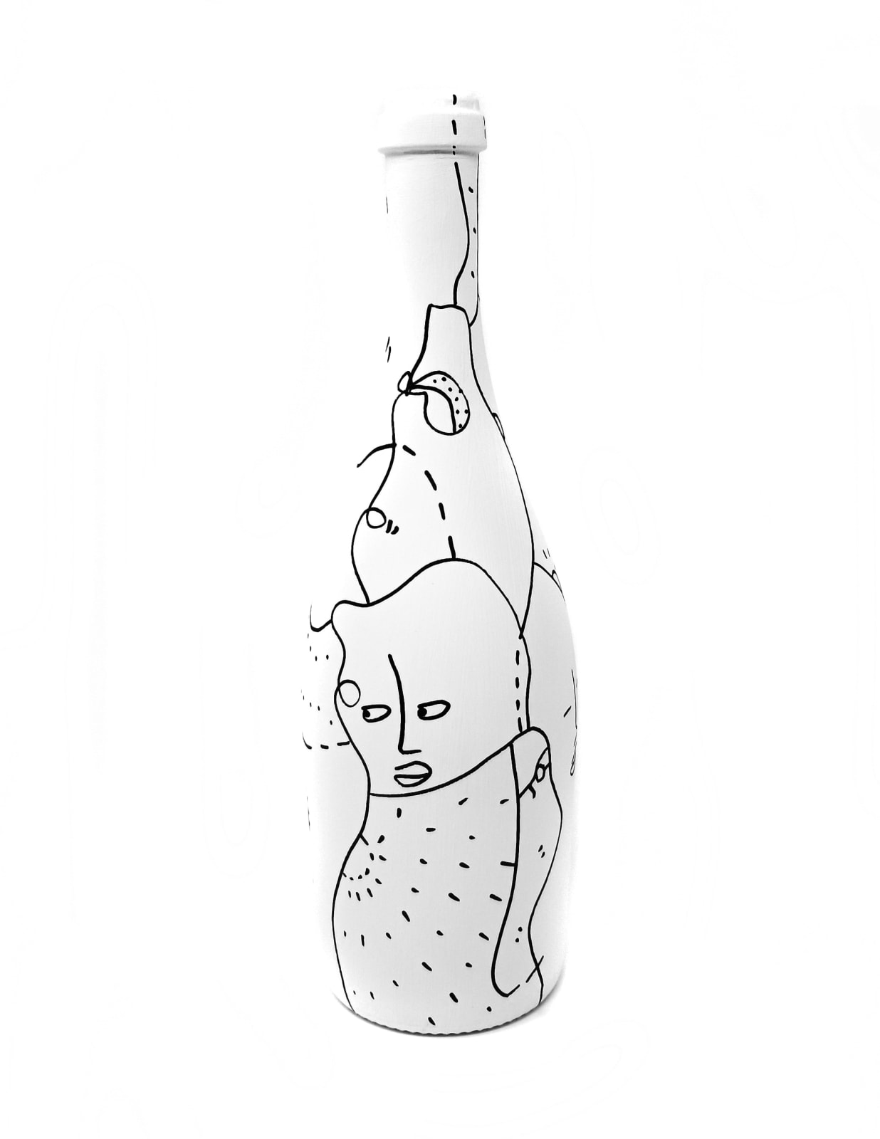 Shantell Martin - Sculpture, Bottle 2087, 2020