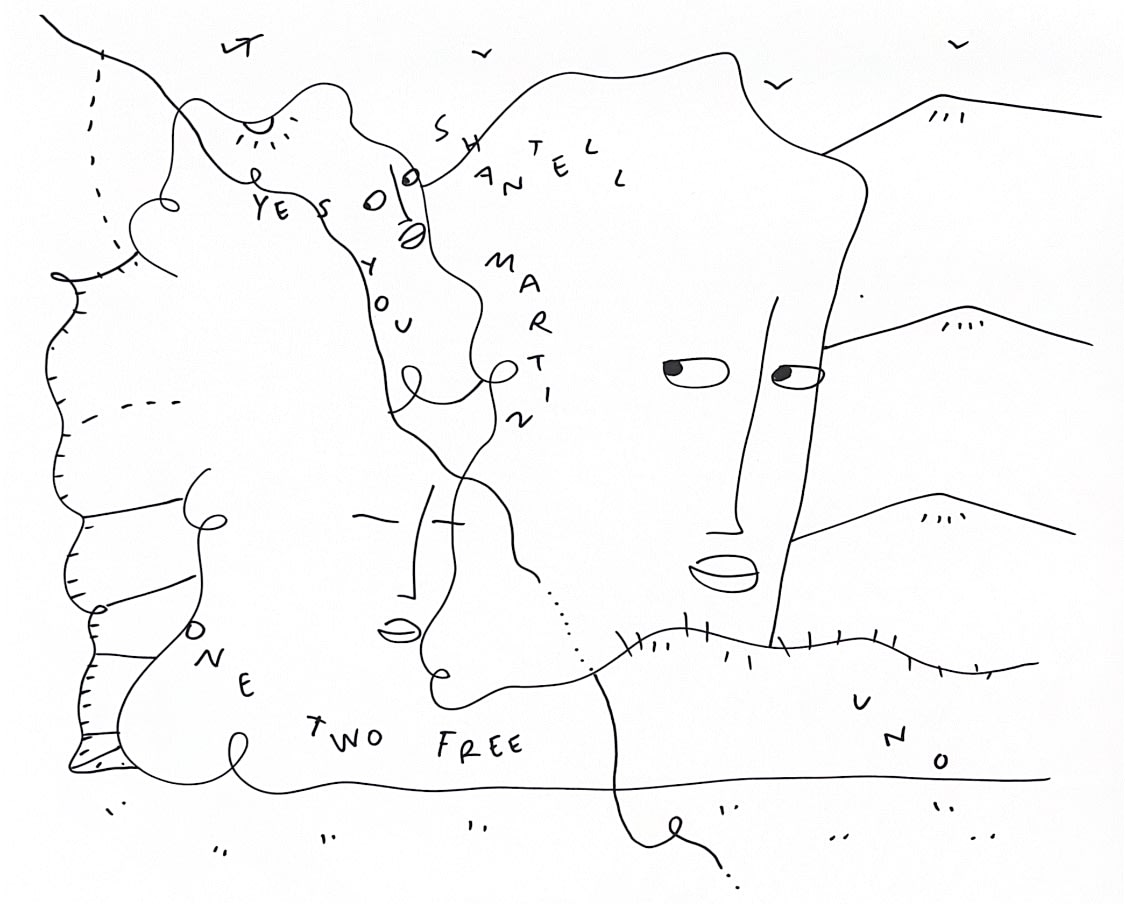 Shantell Martin - Drawings, Yes, You, Uno ©, 2023