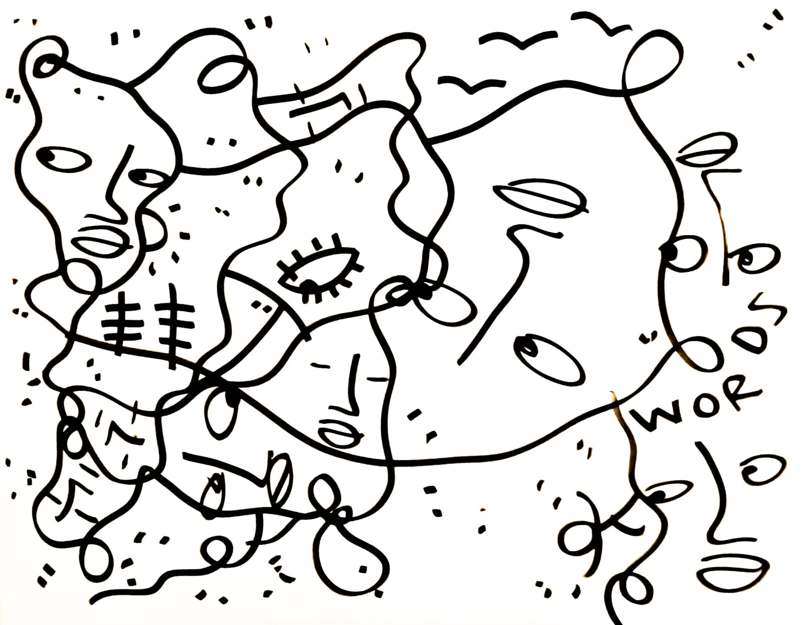 Shantell Martin - Drawings, Words ©, 2017