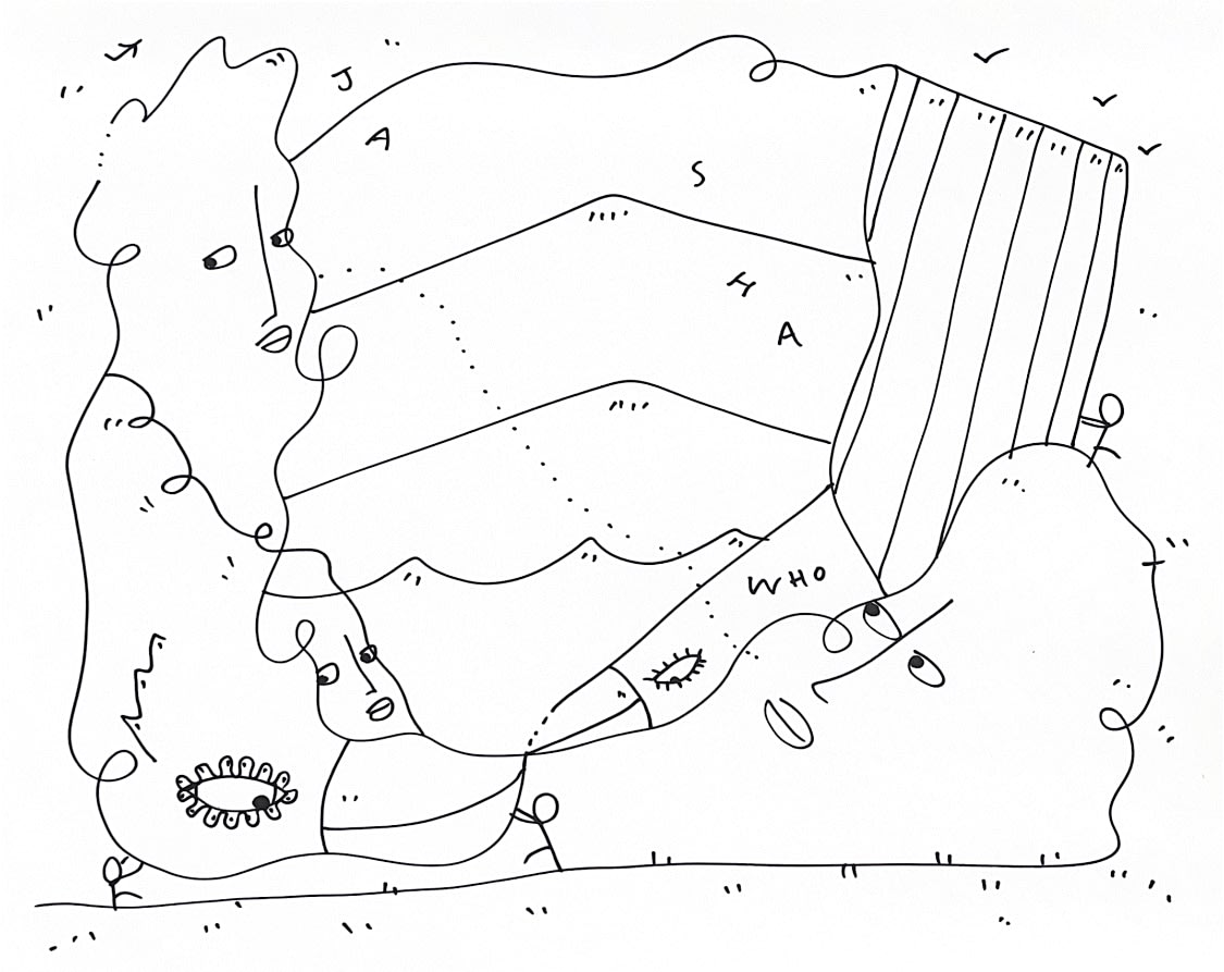 Shantell Martin - Drawings, Ja, Sha, Uno ©, 2023