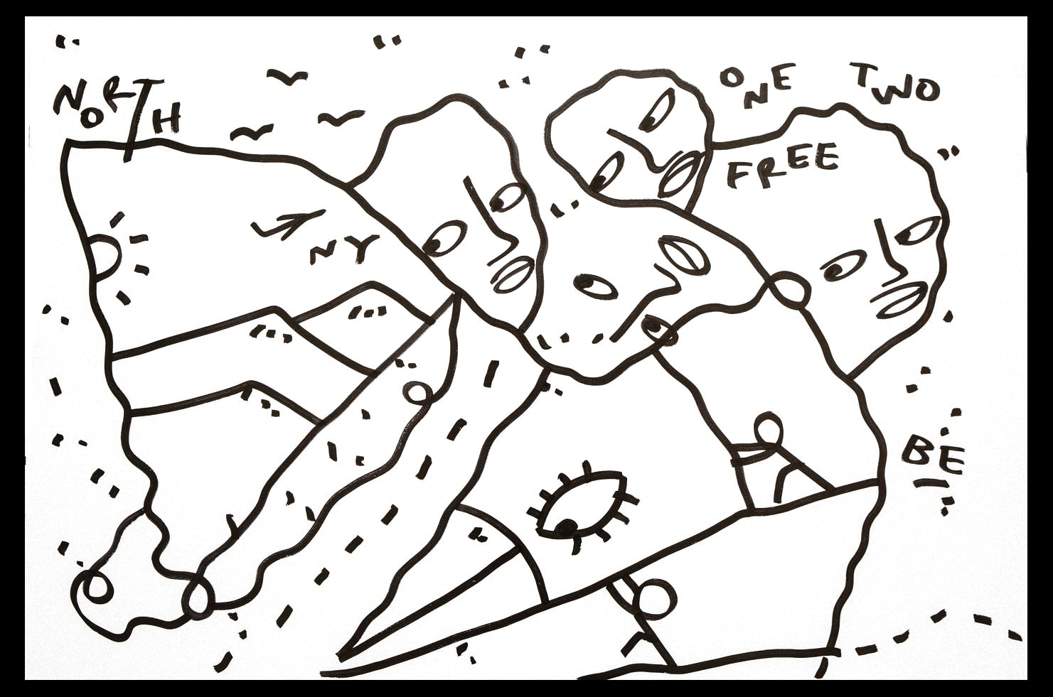 Shantell Martin - Drawings, Albright Knox, Someday We Can ©, 2017