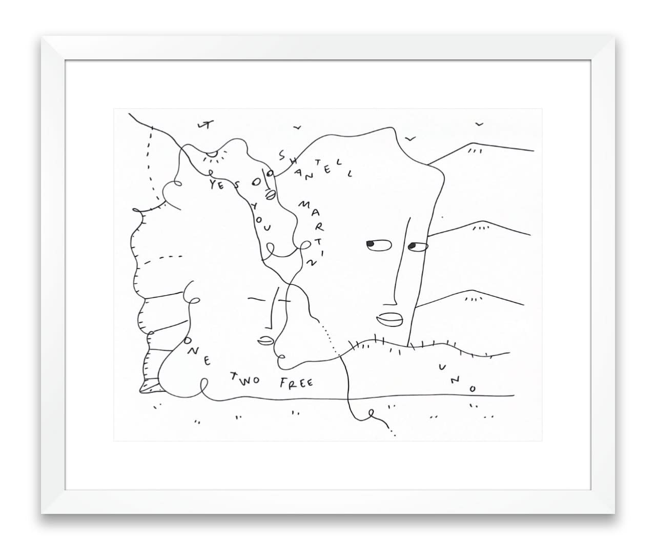 Shantell Martin - Drawings, Yes, You, Uno ©, 2023