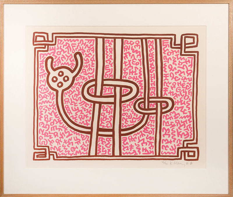 Keith Haring, Chocolate Buddha 1-5, 1989
