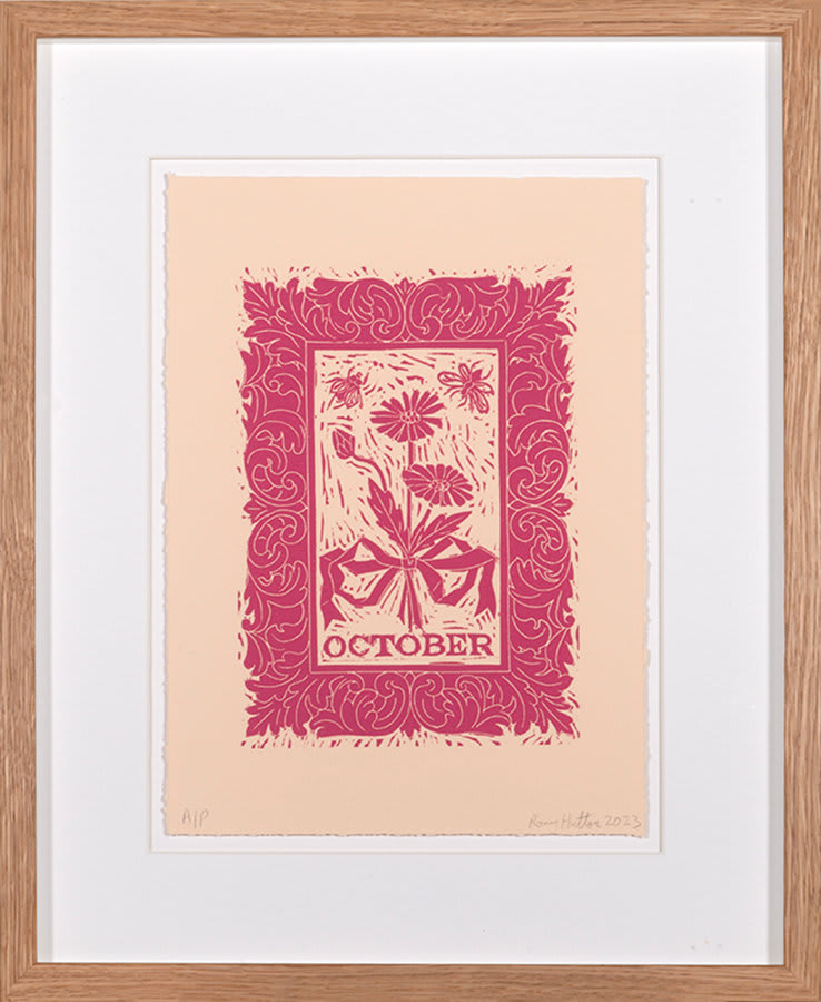 Rory Hutton, October, from Months of the Year, Pink, 2023