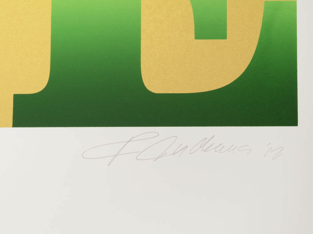 Robert Indiana, Four Seasons of Hope Gold, 2012