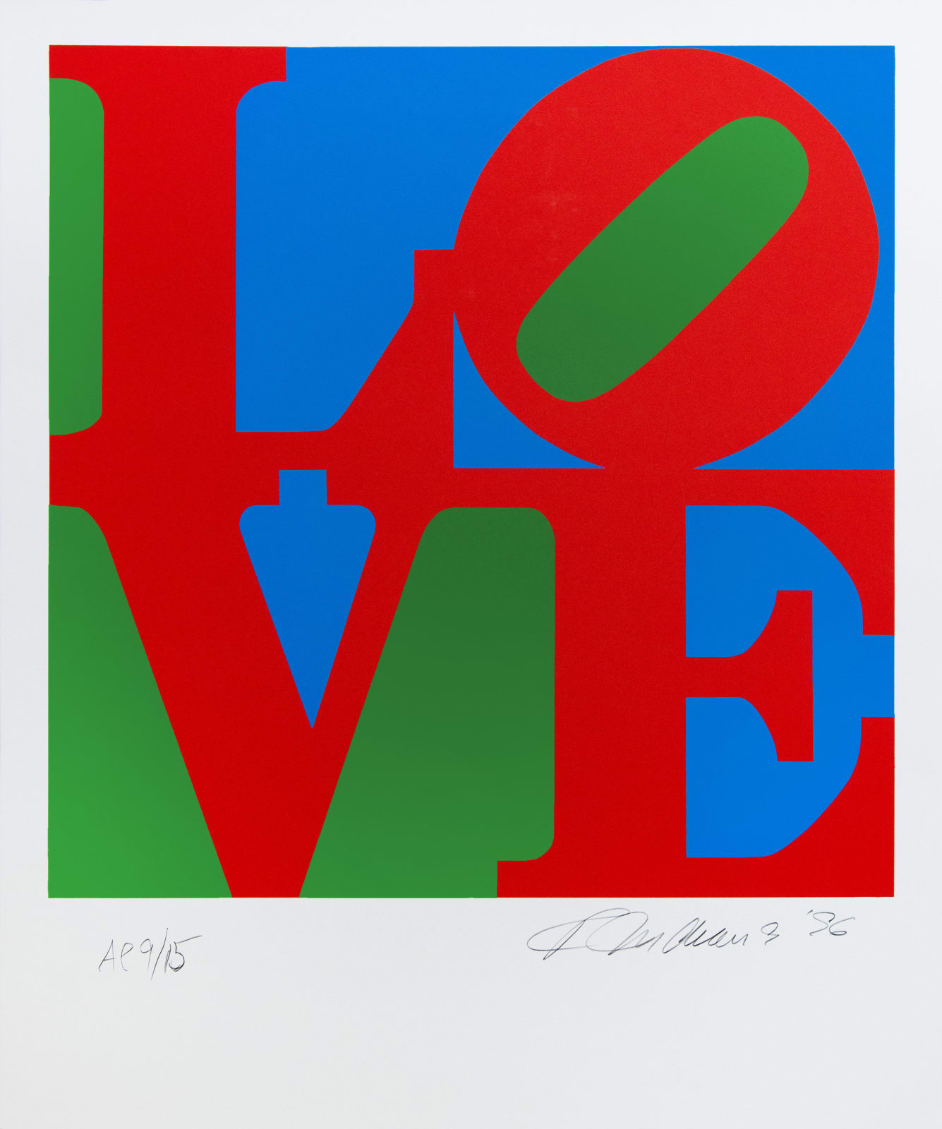 Robert Indiana, The Book of Love: A Portfolio of 12 Original Poems & 12 Original Prints, 1997