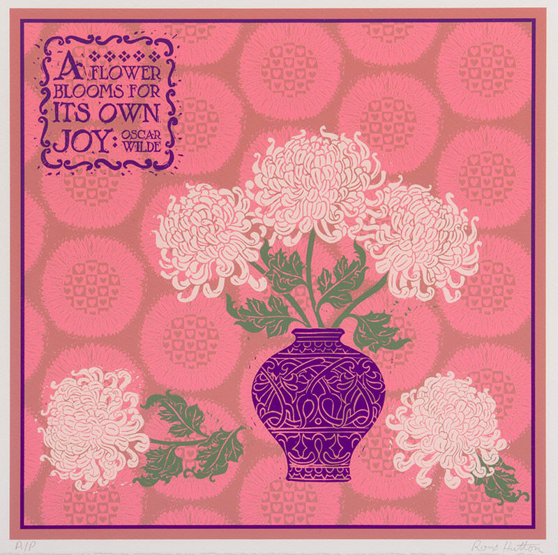 Rory Hutton, A Flower Blooms (Giclée), 2025