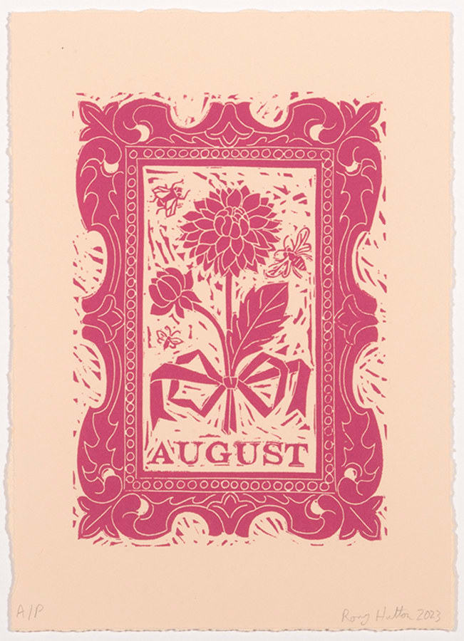 Rory Hutton, August, from Months of the Year, Pink, 2023