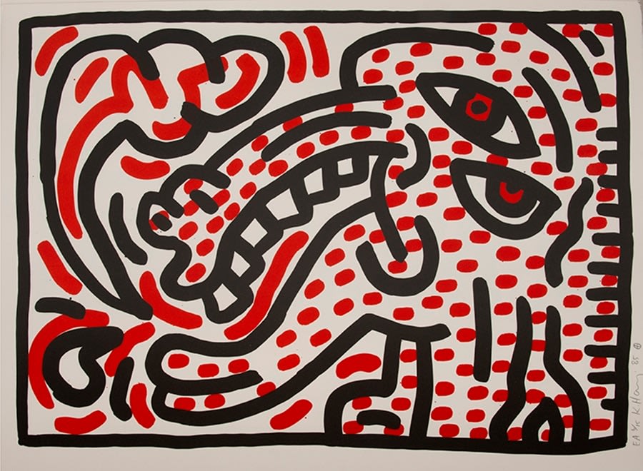 Keith Haring, Ludo, 1985