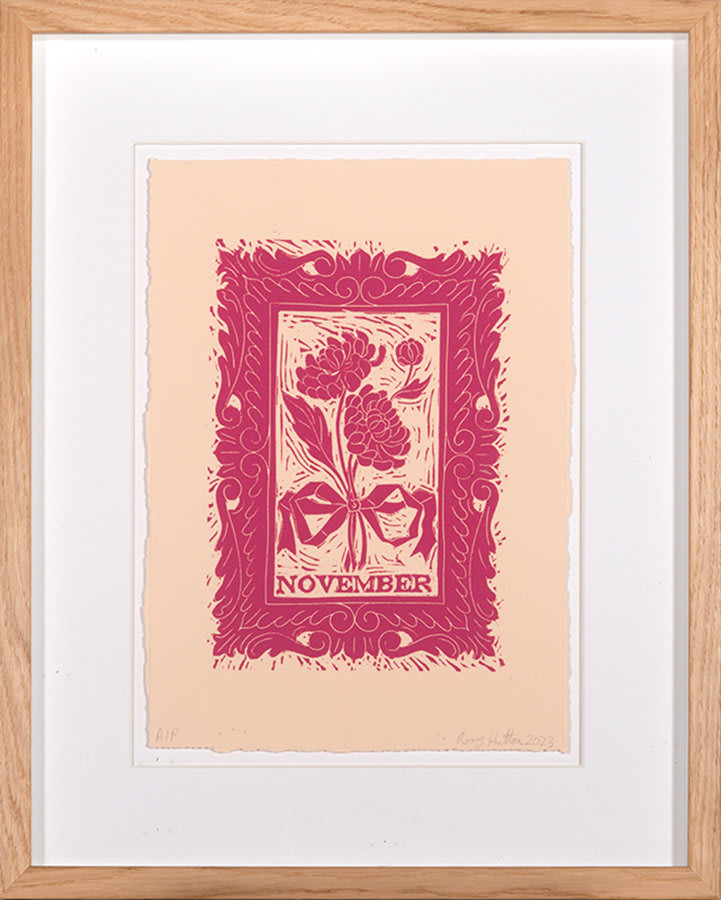 Rory Hutton, November, from Months of the Year, Pink, 2023