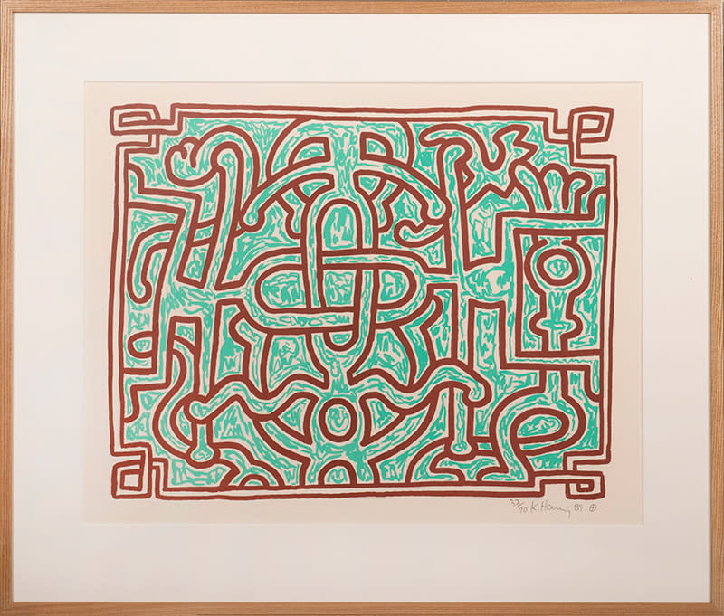 Keith Haring, Chocolate Buddha 1-5, 1989