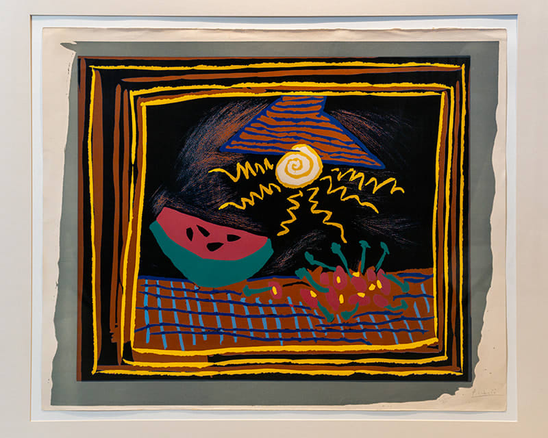 Pablo Picasso, Nature morte à la pastèque, 1962